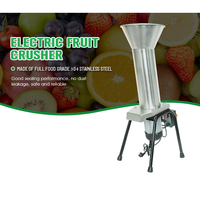 Broyeur de fruits électrique Cidre de pomme Portable Pulper Scratter Vin Jus Presse Broyeur