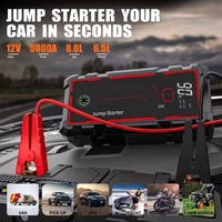 Compresseur d'air portable sans fil ABS pour pneus de voiture 150 PSI, pompe numérique 12 V 6400 mAh certifiée CE avec arrêt automatique d'urgence