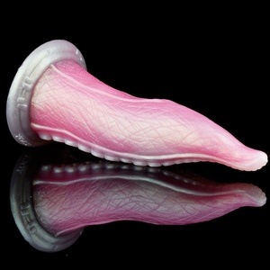 Venta al por mayor: Nuevo dildo de color rosa con ventosa, diseño de animal, tentáculo de pulpo alienígena de fantasía, dildo monstruoso, juguete sexual, tapón anal. - Product Image 4