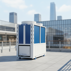 เครื่องทำความเย็นแบบสกรอลล์ Kingfit KFMS45EP(R)U ระบบระบายความร้อนด้วยน้ำ ติดตั้งง่าย แบบโมดูลาร์ สำหรับงาน HVAC อุตสาหกรรม/กระบวนการ กำลัง 142 กิโลวัตต์ ใช้สารทำความเย็น R410A 3.3 - Product Image 1