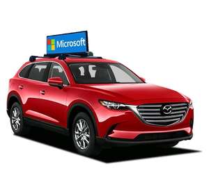 Affichage LED de toit de taxi P3 de haute qualité, affichage LED couleur pleine, double face, IP65, panneau publicitaire LED pour toit de voiture - Product Image 1
