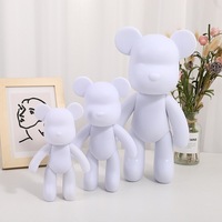 Offres Spéciales Art Craft Violent Bear Blanc et Mignon Ours Fluide Écologique DIY Ours Fluide pour Enfants et Adultes
