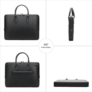 <span class=keywords><strong>Sac</strong></span> d'affaires en <span class=keywords><strong>cuir</strong></span> véritable haut de gamme pour <span class=keywords><strong>homme</strong></span>, <span class=keywords><strong>sac</strong></span> souple tendance, grande capacité, <span class=keywords><strong>sac</strong></span> pour <span class=keywords><strong>ordinateur</strong></span> portable 15 pouces, fermeture éclair simple, HAOXIN - Product Image 5