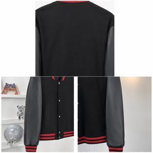 Blouson universitaire surdimensionné noir solide et personnalisé de haute qualité avec col en V coupe-<span class=keywords><strong>vent</strong></span> en polyester respirant blouson aviateur universitaire Hip Hop - Product Image 3