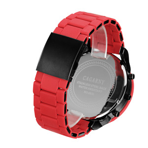 Reloj de Cuarzo para Hombre, Deportivo, Clásico, de Lujo, Multifuncional, de Acero Inoxidable y Cuero - Product Image 4