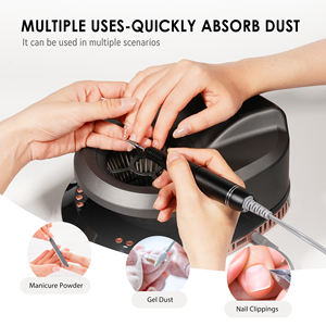 最新2 in 1 36wダストコレクター抽出機電気ダスト吸引機再利用可能フィルター付きアクリルゲル爪研磨用 - Product Image 5