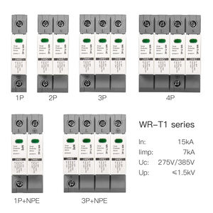 WRDZ DC SPD 275V parafulmine 4 poli dispositivo di <span class=keywords><strong>protezione</strong></span> contro le sovratensioni 20KA-40KA T2 - Product Image 2