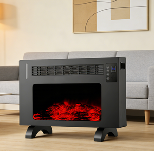 Calentador Eléctrico Radiante Infrarrojo Inteligente para Baño con Elemento Calefactor PTC, Independiente, con Efecto de Llama, para el Hogar en Invierno - Product Image 1