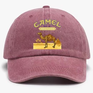 Cappellino da Baseball AliExpress Explosions Camel Trophy Vintage Lavabile 100% Cotone a 6 Pannelli Regolabile per Tutte le Stagioni con Stampa Old Daddy - Product Image 1