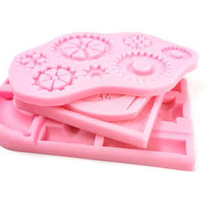 Steampunk Cogs Moule Horloge Montre Roue Engrenages Silicone Fondant Moule <span class=keywords><strong>Chocolat</strong></span> Moule Pour Cupcake Toppers Fête Gâteau Décoration - Product Image 4