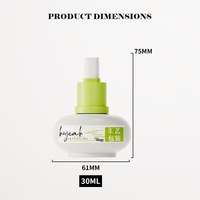 Flacon compte-gouttes en verre rouge portable de 30ml en gros emballage vide d'huile essentielle et de cosmétiques Volume de 100ml pour diffuseurs
