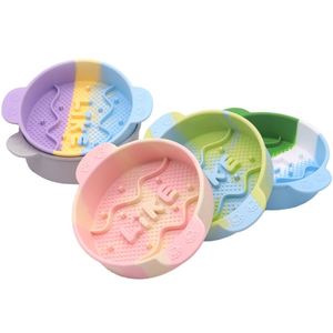 Gamelle anti-glouton en silicone écologique pour chien, grande taille, antidérapante, qualité alimentaire, facile à nettoyer pour chats et chiens, utilisation intérieure/extérieure/en voyage - Product Image 1