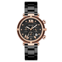 Montre de mode pour femmes, bracelet en acier inoxydable, mouvement à quartz, verre résistant à l'eau 3BAR, OEM ODM, mouvement japonais PC21, SR626SW