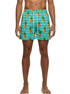 Men's Pineapple Print Beach Shorts - Tropical Fruit Pattern Quick Dry <b>Swim</b> Trunks <b>Board</b> Shorts Men's Pineapple Print <b>Swim</b> Trunk - Product Image 1