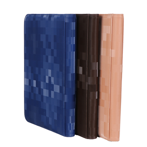 360 tasche con cerniera <span class=keywords><strong>Album</strong></span> a scacchi <span class=keywords><strong>Album</strong></span> in pelle personalizzabile raccoglitore di carte maniche raccoglitore di carte <span class=keywords><strong>Album</strong></span> di carte cartelle - Product Image 5