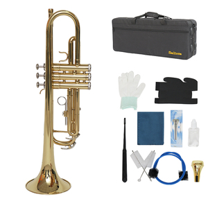 Trompette professionnelle de petite taille en or B-Tone, instrument de haute qualité - Product Image 1