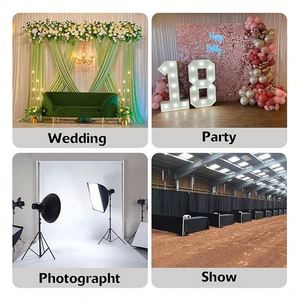 Wedding <b>Backdrop</b> Display Adjustable SizeFloral Party Decor Event Photography DIY Photo Booth Decorations Drap Pipe <b>Stands</b> Frame - Product Image 5