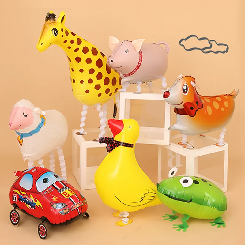 קריקטורה ליילל בעלי החיים רדיד בלוני בעלי החיים עבור פסטיבל ילדי של יום מסיבת יום הולדת קישוט ילד של מתנת צעצוע לסכל בלון