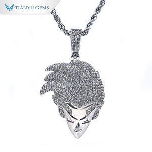 จี้เพชรรูปตัวการ์ตูนเทียนหยู ดีไซน์หรูหรา โดดเด่นไม่ซ้ำใคร พร้อมสร้อยเชือก - Product Image 1