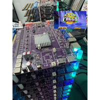 Nouveau 2025 – Carte PCB de jeu d'adresse en plastique avec logiciel Cash Falls 4-en-1 Vertical HET HET5.1 110/220V pour 2 joueurs, pour machine de jeu d'adresse
