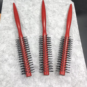 Nouvelle brosse à <span class=keywords><strong>cheveux</strong></span> cylindrique avec poils de sanglier pour <span class=keywords><strong>cheveux</strong></span> longs, courts, <span class=keywords><strong>bouclés</strong></span> ou raides, pour femmes, hommes et enfants, pour sécher, coiffer et boucler - Product Image 4