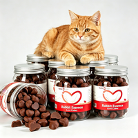 Friandises pour animaux de compagnie : Sang de lapin lyophilisé, nutritif et très savoureux pour chats et chiens, idéal pour la récupération post-opératoire