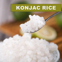 Riz Shirataki en gros, OEM, aliment cétogène, glucomannane, halal, riz de konjac, racine, instantané, minceur, Japon, riz de konjac, glucomannane, en vrac, 1 kg