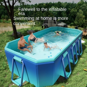Nouvelle <span class=keywords><strong>piscine</strong></span> gonflable pliable hors sol pour l'extérieur, en PVC épaissi résistant à l'usure, pour enfants - Product Image 2