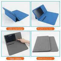 Tapis de souris en cuir à chargement sans fil, tablette d'écriture, petit tapis de couleur unie, tapis de bureau pour ordinateur, modèle S70 300x215x130mm