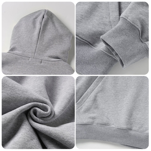 Sudadera con Capucha Unisex Extra Grande, Estilo Vintage, Bordada, para Hombre - Product Image 4