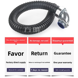 <span class=keywords><strong>Tube</strong></span> flexible en métal plastifié standard national, gaine corruguée pour câbles, blindage de signal électrique, ignifuge - Product Image 4