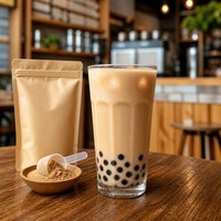 Poudre de thé au lait instantané 1kg, mélange trois-en-un pour thé au lait sucré, idéal pour les salons de thé, cafés et boissons chaudes
