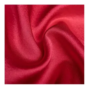 Top 6a Custom Fabric Manufacturer Plain Dyed Crepe Silk Satin 22mm 135c Charmeuse Heavy Silk Fabric For Dress And Bedding