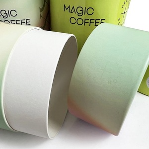 Custom logo Round Kraft Craft <b>Paper</b> Tube Cardboard Packaging Biodegradable Cylinder Tea Box for Business - Product Image 3