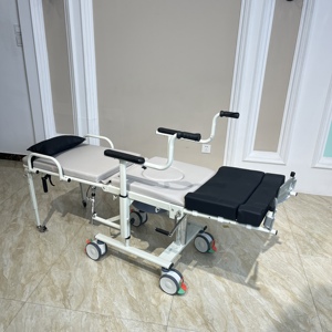 Chaise de transfert et de levage avec toilettes intégrées, idéale pour les cliniques familiales, les hôpitaux et <span class=keywords><strong>la</strong></span> réadaptation des personnes handicapées – Vente chaude directe usine - Product Image 5