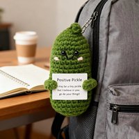 Boneka Mentimun Rajut, Boneka Buah Rajut, Dekorasi Rumah, Hadiah Dekorasi, Ide Hadiah Buatan Tangan, Hadiah untuk Dewasa dengan Benang