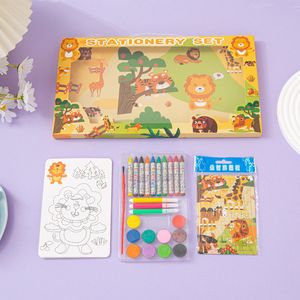 <span class=keywords><strong>Set</strong></span> Regalo di Pittura ad Acquerello con Cartoni Animati, Pastelli, Libri da Colorare, Kit Artistico <span class=keywords><strong>per</strong></span> Graffiti, Materiali Educativi <span class=keywords><strong>per</strong></span> Disegno <span class=keywords><strong>per</strong></span> <span class=keywords><strong>Bambini</strong></span> - Product Image 3