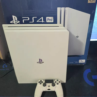 Console de Jeu PS4 Pro d'Occasion 1 To avec Manette, Permet l'Installation de Jeux