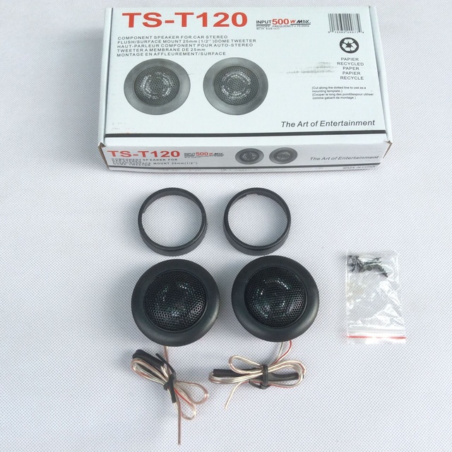 Hot Product 25mm Dome Speaker Silk Diaphragm High Quality Stereo Car Tweeter