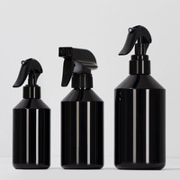 Großhandel 10 oz 16 oz PET Material Bernstein braun Luxus Körpers pray Kosmetisches Haarspray Kunststoff Leerer Flaschen behälter