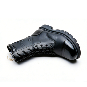 Stivali al Ginocchio di Alta Qualità in Pelle Corretta e PU Impermeabile da 8 Pollici con Chiusura ZIP e Suola in PU+Gomma - Product Image 5