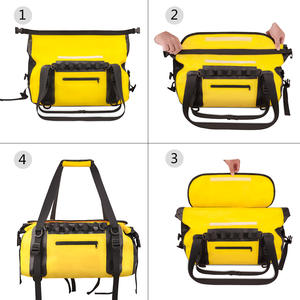 Mochila Impermeable Plegable de Lona de PVC de 60L 500D IPX6, Bolsa de Viaje para Camping, Senderismo y Todas las Estaciones, 12 Colores - Product Image 2