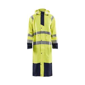 BLAKLADER - 4325200033894XL Capa de lluvia Hi-Vis Nivel 1 Amarillo/Azul marino-EAN 7330509571248 PROTECCIÓN PARA TODOS LOS TIEMPOS - Product Image 1