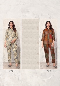 Nueva colección Rayon Co-ord Set para vestidos casuales Summer Co Ord Sets para mujeres Use vestidos casuales - Product Image 6