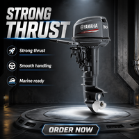 Moteur hors-bord Yamaha 30 CV 2 temps à démarrage électrique avec commande au joystick et arbre long pour la pêche sportive - Offre Spéciale