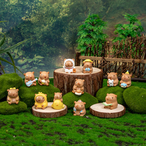 Piggy's Daily Life Part 3 Cute Cartoon Resin Animal Ornaments For Desktop Home Decoration Youth Gift - Product Image 1