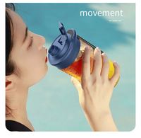 Mini Presse-Agrumes Électrique Portable de Haute Qualité 400ml, Mixeur de Voyage Rechargeable USB avec Lames PC, Tasse Mélangeur, Extracteur de Jus de Fruits Populaire