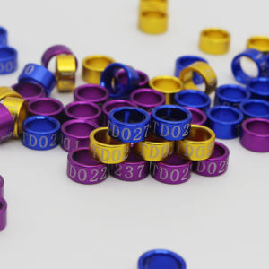 Altri prodotti per animali domestici per tutte le stagioni anelli colorati in ferro tondo per anelli per gambe di uccelli - Product Image 5