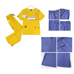 Multicolour Jogger Suit Nurse Scrubs Affordable Scrubs For Medical Staff <b>Doctors</b> Scrubs Uniforms <b>Sets</b> - Product Image 4