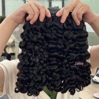 Extensions de cheveux humains bouclés indiens des Caraïbes, ondulation naturelle, double trame, prix de gros, cuticules alignées, cheveux cambodgiens